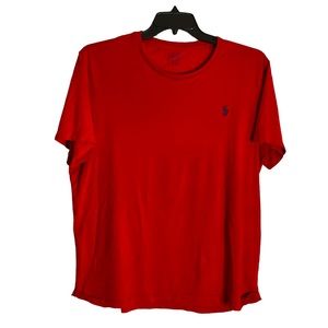 Red Mens Polo Tee by Ralph Lauren sz XL